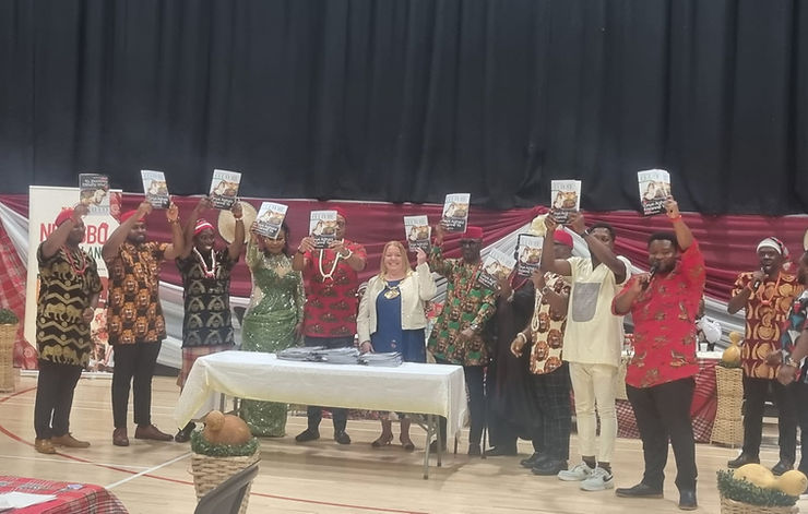 The unveiling of Ndi'Igbo in Sunderland 2024 magazine
