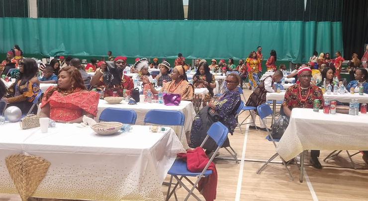 Attendees at the Ndi' Igbo Sunderland new yam festival