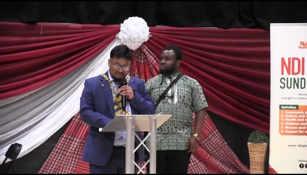 Sunderland Mayor and Cllr, Ehthesham Haque attends Ndi Igbo New Yam Festival. The Giste
